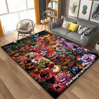 3D FNAF-Five-nights-At-Freddys Rašto Kilimas Didelio Ploto Kilimas Svetainei Vaikų Miegamajam Sofai Virtuvei Dekoruoti Neslystantis Kilimėlis Dovana 50cm x 80cm