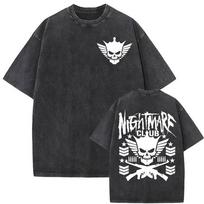 Cody Rhodes The American Nightmare Grafinis Marškinėlis Unisex Moteriška Mada s Senoviniai skalbti Marškinėliai Laisvalaikio Medvilninis Per dydį Marškinėlis M black