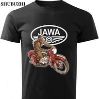 Vyriški Motociklų Retro Marškinėliai Jawa Vyriškas Marškinėlis Naujausias Medvilnės Prekės Ženklo Trumpomis Rankovėmis 3D Spausdintas Marškinėlis 5XL įvairiaspalvis