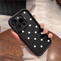 Dėklas Motorola Moto G86 G56 G06 Edge 70 60 50 Fusion G84 E14 G75 G54 G34 G14 G85 Mielas INS Braškių Taškuotas Viršelis Moto Edge 60 Fusion