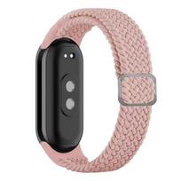 Strap for Xiaomi Mi Band 10 8 9 Elastic Nylon Braided Solo Loop Adjustable Replacement belt Watchband correa Miband 10 bracelet Miband 8 9 black