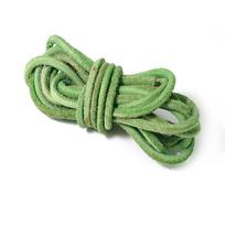 2 Meter 3mm Suede Genuine Cow Leather Cord Rope Round Leather Strap String for DIY Bracelet Necklace Jewelry Making Accessories žalia