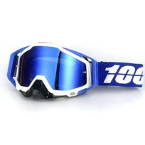 Motociklo Visureigio Šalmo Akiniai Nuo Saulės UV Lauko Važiavimo Akiniai Sportiniai Vėjui Atsparūs Slidinėjimo Akiniai blue