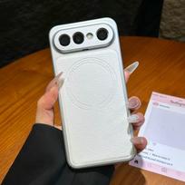 Skirta VIVO X300 FE dėklas Naujas Retro Aukštos kokybės oda Skirta Magsafe Magnetinis Neslystantis dangtelis Skirta vivo X300FE Korpusas Atsparus smūgiams Bamperis Vivo X300 FE balta