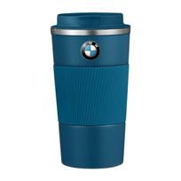 500ml Nerūdijančio plieno kavos puodelis Termosas Nešiojamas kelioninis terminis puodelis BMW M Performance 1 3 5 7 serijoms M3 M4 M5 M6 X1 X3 X5 X6 X7 E30 E34 mėlyna