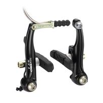 TEKTRO RX1 BMX brake caliper Mini-V brake aluminum alloy side pull brake bicycle clamp arm length 80mm with 836.12 brake shoes RX1 black
