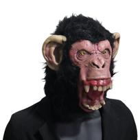 Orangutango Kaukė Helovino Išdaiga Gyvūno Galvos Apdangalas Lateksinė Pilno Veido COS vakarėliui Pabėgimo Kambario NPC Rekvizitas Bucktoothed Gorilla