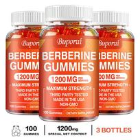 Buporai berberino gumijos, kurių sudėtyje yra 1200 mg berberino ir Ceilono cinamono ekstrakto, tinka tiek vyrams, tiek moterims. 100*3