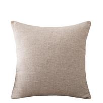 Solid Color Throw Pillow Cover 30X50/40X4045X45/40X60/50X50/55X55/60X60 Cozy Linen Home Bedroom House Office Square Pillowcase 50x50cm