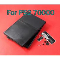 1 komplektas PS2 7W 9W pilnas korpusas dėklas PS2 Slim 7W 70000 7000X 9W 90000 9000X konsolės dangtelis su dalimis remonto dalimis 7W gray