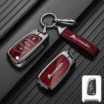 Peugeot raktų dėklas: Aukščiausios kokybės korpusas 4008, 408, 508L, 3008, 5008, e2008 modeliams black