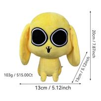 New Chikn Nuggit Bezel Slushi Plush Toy Cute Cartoon Cotton Doll Soft Plushie Home Decor Stuffed Toy For Kids Xmas Gifts yellow