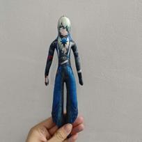 Honkai Star Rail Anaxa Phainon  Mydei Cosplay Doll Stuffed Dolls Room Decoration Abstract Joint Twistable Plushie Props gray