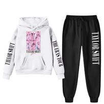 Taylor Swift The Eras Tour Unisex Hoodie Set XXXL white
