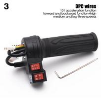 Handle Electric Scooter Parts Speed Handlebar Throttle E-Bike Twist Throttle Cycling Throttle Grip 3 black