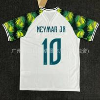 Brazilijos Nacionalinės Komandos Namų Išvykos Futbolo Marškinėliai Neymar 10 Karūnos Spaudinys Gerbėjų Leidimas Trumpomis Rankovėmis Futbolo Marškinėliai Small