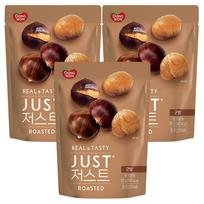 Dongwon Krosnyje kepti kaštainiai 80g x 3 pakuotės Saldus sveikas natūralus užkandis brown