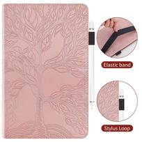 For Samsung Galaxy Tab S10 Plus 12.4 Inch SM-X820 SM-X826B 2024 Case S7+ S8+ S9+ 3D Tree Print Back Silicon Tablet Cover S8 Plus 12.4 inch rožinė