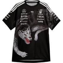Y-3 Mercedes - Amg Petronas Formula 1 komandos vairuotojo marškinėliai T-shirt KQ9844 L juoda