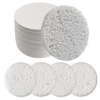 30pcs of Circular Facial Sponges, Compact Cleansing Sponges Designed for Makeup Removal, Exfoliation, And Cleansing 30pcs gray