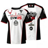 The East Vs West Series 25 Armwrestling T-Shirt Fans Breathable Sports Jersey Men's Breathable Quick Dry Fitness Gym Tees S white