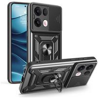 Kickstand Armor Phone Case For OPPO Reno 16F 16FS Reno16 F FS 5G Cover Lens Protection With Ring Magnetic Holder Coque Fundas OPPO Reno16 F 5G juoda