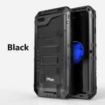 IP68 Sandarus Vandeniui Atsparus Nardymo Dėklas iPhone 16 15 14 13 11 12 Pro XS Max XR 8 7 Plus Sunkiosios Klasės Šarvuotas Smūgiams Atsparus Dangtelis 7 Plus Or 8 Plus juoda