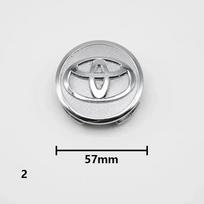 4 vnt. 57mm/62mm Automobilio Padangos Ratlankio Centrinio Dangtelio Ženklelis Logotipas Ratlankio Emblema Toyota Corolla Camry Yaris CHR Rav4 Auris Verso Avalon gray