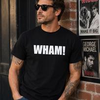 Wham marškinėliai Retro 80-ųjų muzika Įkvėpti George Michael Populiarioji kultūra Vintage Tampri Universalūs Dizainerio drabužiai Stilingi S brown