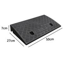 Plastikinis slenksčio praėjimo rampos 50/70/100mm bortelio rampos Patvari važiuojamosios dalies rampos Automobilio priekaba 50x27x7cm