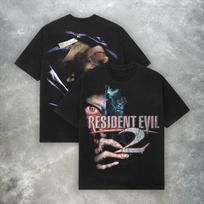 Resident Evil 2 PS2 Tee - Y2K Vintage Horror Game Shirt 100 gray