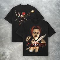 Bloodrayne PS2 Mens Kids T Shirt – Vintage Y2K Vampire Grunge Tee 130 white