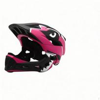 Detachable Chin Guard Helmet Hard Shell FullCoverage Biking VisorStyle Coverage for Children rožinė