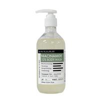 DERMA FACTORY Niacinamide 10% Body Wash Mild Low pH Clarifying 300ml Gentle Cleanser K-Beauty white