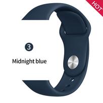 Silikoninis dirželis Apple Watch apyrankei 44 mm 40 mm Iwatch apyrankė 38 mm 42 mm sportinė apyrankė Guminė laikrodžio apyrankė Apple Watch 1 2 3 4 5 6 SE 38MM or 40MM gray