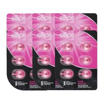 ellips plaukų vitaminas su pro-keratin kompleksu, plaukų atstatymas, praturtintas simondsijų aliejumi, 1 ml x 6 kapsulės, 3 vnt / 6 vnt. 6 pcs