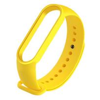 Apyrankės, skirtos Xiaomi Mi Band 3 4 5 6 Sports Smart Watch Kvėpuojantis silikoninis diržas, skirtas Mi Band3 Mi Band4 Mi Band5 Mi Band6 Reguliuojamas pakaitinis dirželis For Xiaomi Band 5 / 6 yellow
