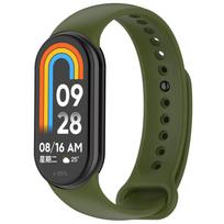 Apyrankės, skirtos Xiaomi Mi Band 3 4 5 6 Sports Smart Watch Kvėpuojantis silikoninis diržas, skirtas Mi Band3 Mi Band4 Mi Band5 Mi Band6 Reguliuojamas pakaitinis dirželis For Mi Band 8 9 10 black