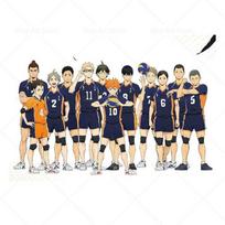 Haikyuu Japoniško Stiliaus Drobės Tapyba Tinklinio Žaidėjas Berniukas Anime Plakatai ir Spaudiniai Sienos Menas Paveikslai Vaikų Kambario Dekoras Cuadros 60x100 No Frame