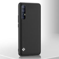 OPPO Reno 3 Pro 5G dėklas Prabangus odinis telefono dėklas, skirtas OPPO Find X2 Pro X2 LIte Neo silikoninis dangtelis, atsparus smūgiams Reno 3 Pro 5G juoda