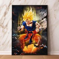 Drobės plakatas Dragon Ball Goku draugo dovana kabantis gyvenamasis kambarys Komiksas Modulinis paveikslas Aukšta kokybė 40cm×60cm NoFrame