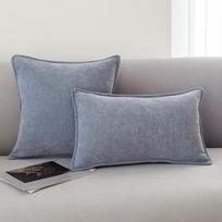 Šiuolaikinė prabanga Chenille Svetainės Sofos Pagalvė Lovos Pagalvėlė Juosmens Pagalvė Pagalvės Užvalkalas Be Užpildo Didelė Nugaros Pagalvė 30x50cm gray