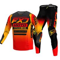 Motocross Jersey & Pant Kits lenktynių kostiumas Racer Gear Set Off-road MX Enduro MOTO Vyriški rinkiniai Moterų kalnų kalnų motociklų kombinacija L-34