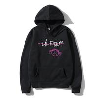 Lil Peep Hoodies Love Lil.peep Vyrų moterų megztinis su gobtuvu Vyriškas Sudaderas Cry Baby Hoody Hoddie megztinis megztinis L black