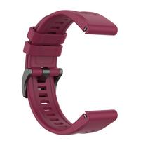 Silikoninė „Quick Fit“ apyrankė, skirta „Garmin Fenix E 8 7 7X 6X 5X“ 22 mm 26 mm lauko sąlygoms, „Garmin Fenix Enduro 3 2 E 7X 6X 5X“ 22/26 mm apyrankė 26mm vyno raudonos spalvos