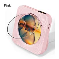 Nešiojami LED ekrano CD grotuvai Namų staliniai daugiafunkciai Hifi muzikos grotuvai su Bluetooth radijo USB TF kortele AUX garso. AU Plug rožinė