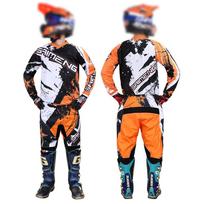 motokroso pavarų komplektas vaikams 4 5 6 7 8 9 10 11 12 13 metų Jaunimas vaikas Motociklas berniukas Mergaitė Jersey Pant Kits lenktyninis kostiumas Visureigis Enduro MX MTB S-20 black