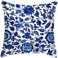 Tamsiai mėlynas abstraktus užvalkalas pagalvei, sofos pagalvės užvalkalas 40x40cm blue