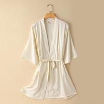 Satininis chalatas, moteriškas intymus apatinis trikotažas, šilkinis laisvalaikio kimono chalatas, naktinukai, seksualūs naktinukai M balta