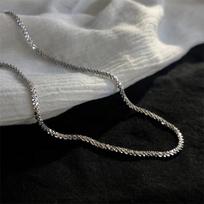 Korėjietiško stiliaus išskirtinis karoliai raktikaulio grandinėlė moteriški kaklo papuošalai dovana necklace gray